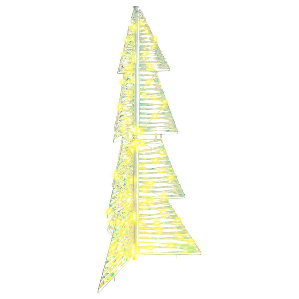 VidaXL Weihnachtsbaum mit 100 LED warmweiß 120 cm Kappe
