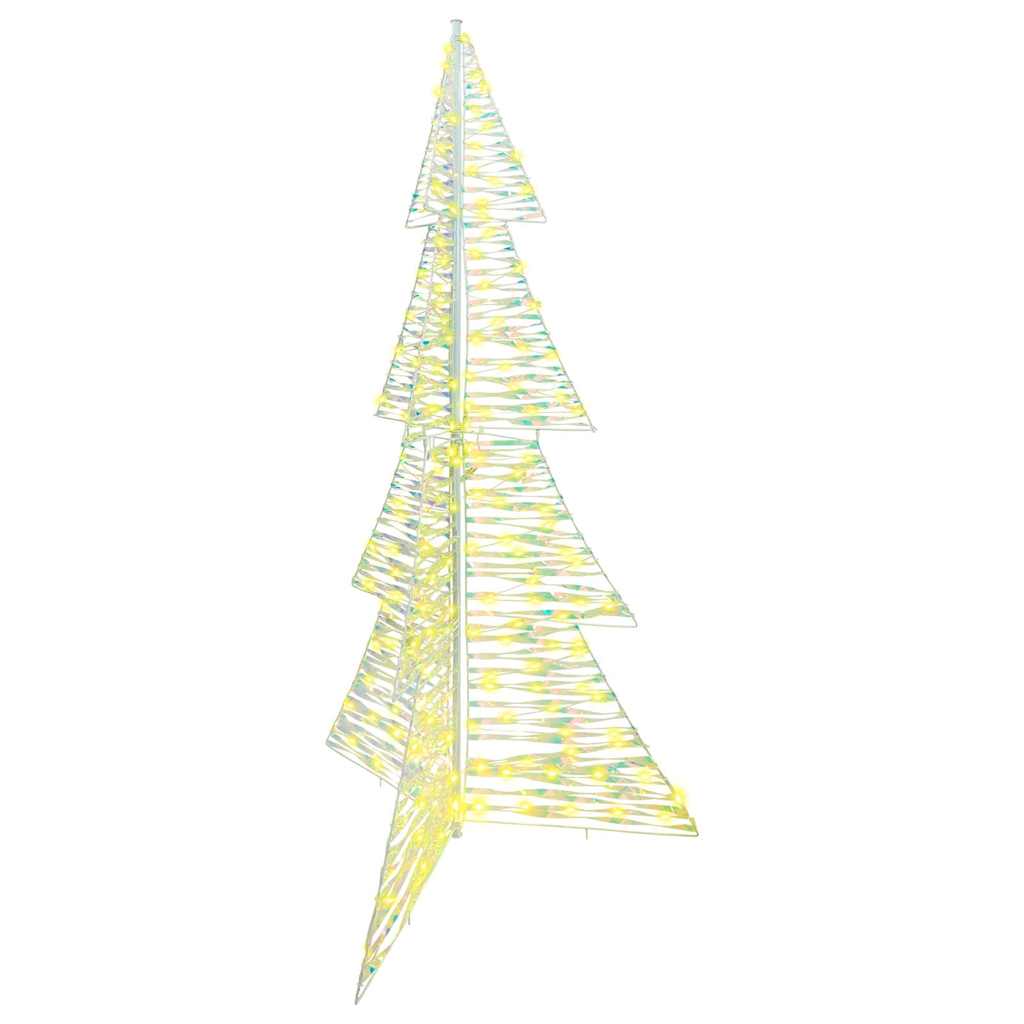 VidaXL Weihnachtsbaum mit 240 LED warmweiß 180 cm Kappe