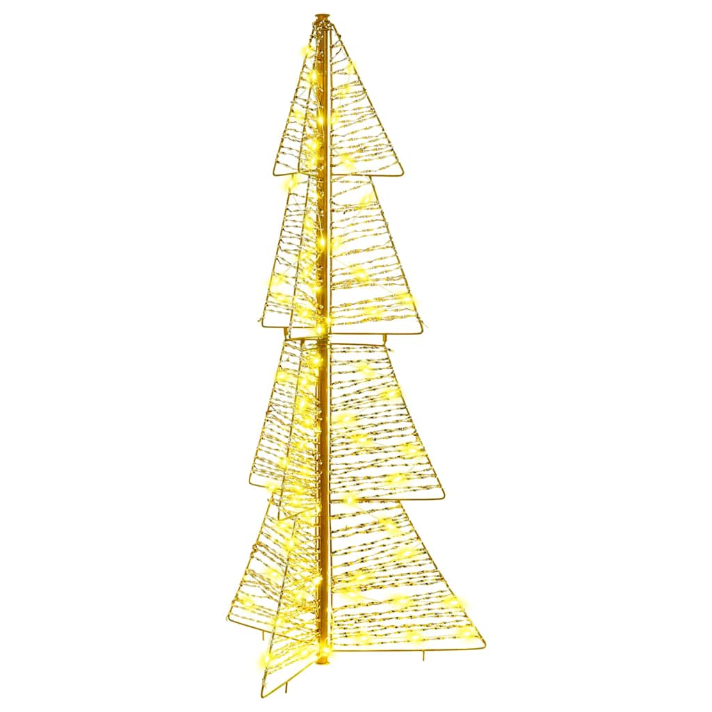 VidaXL Weihnachtsbaum mit 100 LED warmweiß 120 cm Kappe