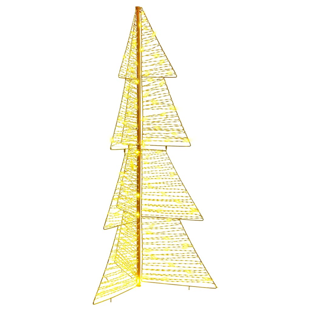 VidaXL Weihnachtsbaum mit 160 LED warmweiß 150 cm Kappe
