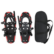 VidaXL 3 in 1 Schneeschuhe rot und schwarz 21 Zoll Aluminium und HDPE - afbeelding 2