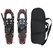 VidaXL 3 in 1 Schneeschuhe rot und schwarz 30 Zoll Aluminium und HDPE - afbeelding 2