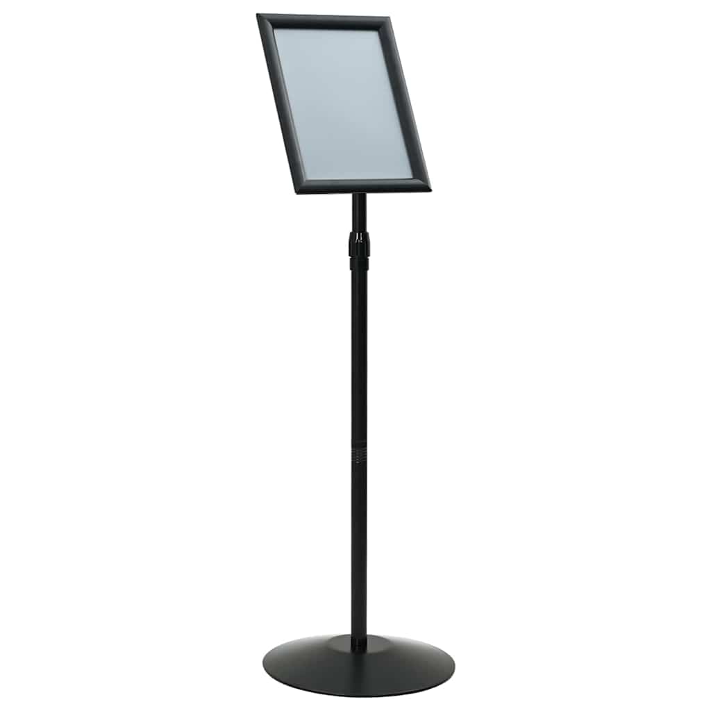 Vidaxl-Posterständer mit Sockel, silberfarben, A3, PVC und Stahl