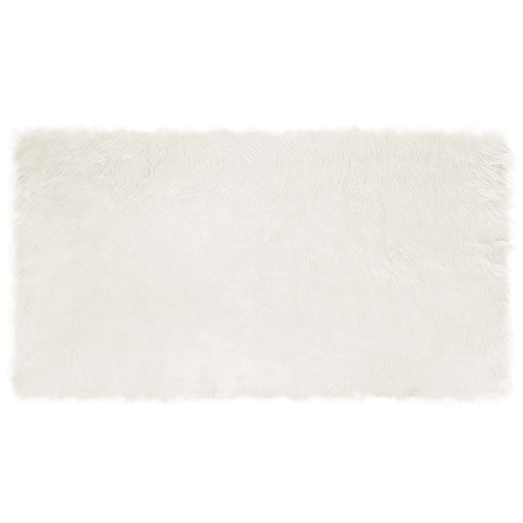 Vidaxx Kunstschaffellteppich Tafalla weiß 60 x 110 cm Polyester
