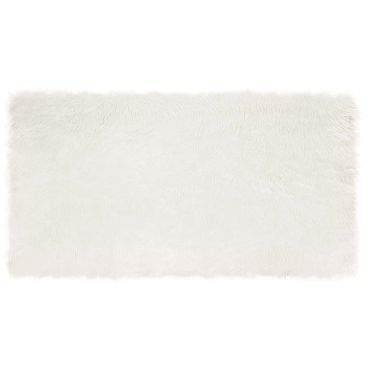 Vidaxx Kunstschaffellteppich Tafalla weiß 80 x 150 cm Polyester