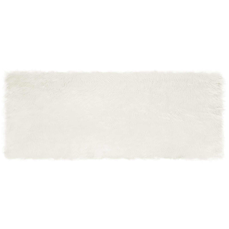 Vidaxx Kunstschaffellteppich Tafalla weiß 80 x 200 cm Polyester