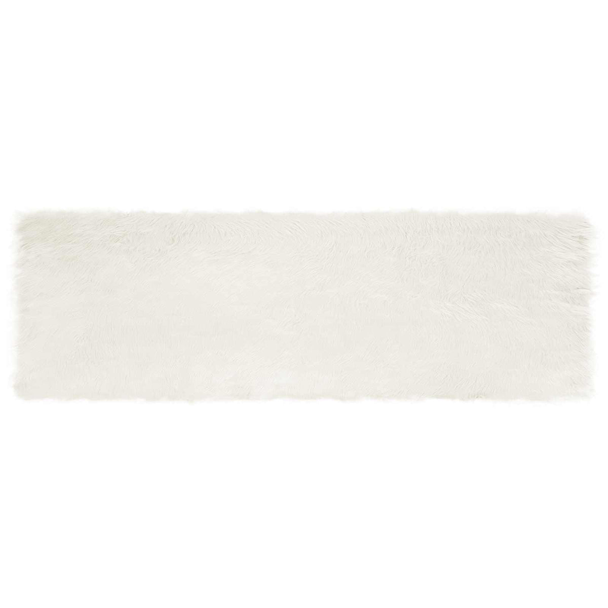 Vidaxx Kunstschaffellteppich Tafalla weiß 80 x 250 cm Polyester