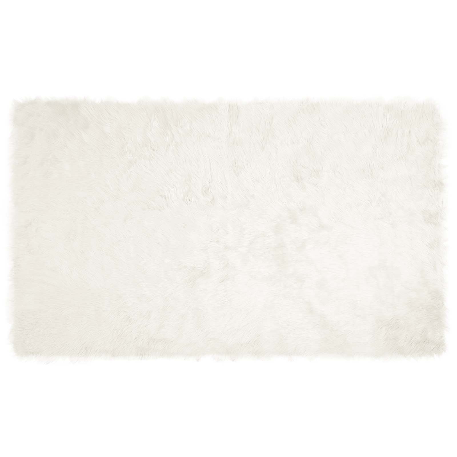 Vidaxx Kunstschaffellteppich Tafalla weiß 100 x 200 cm Polyester