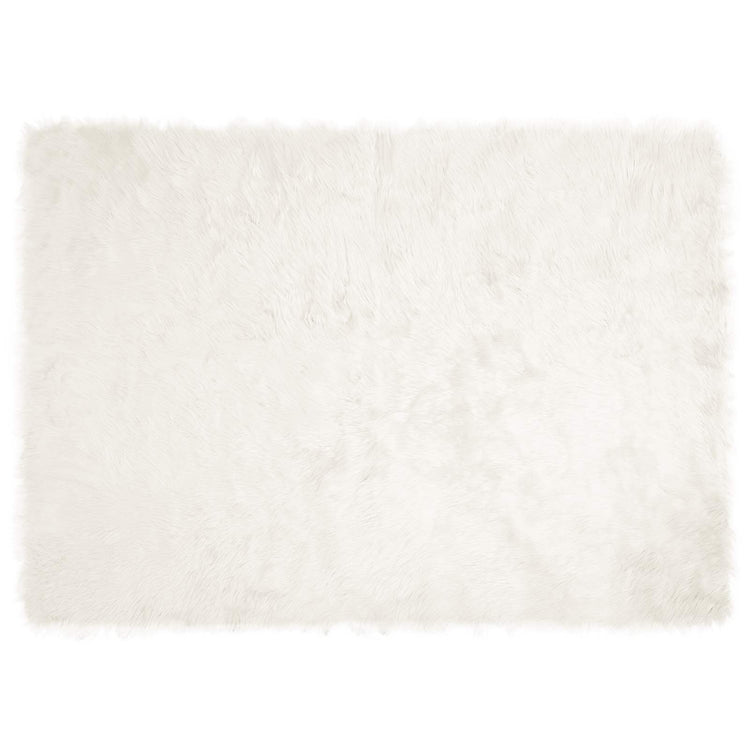 Vidaxx Kunstschaffellteppich Tafalla weiß 120 x 170 cm Polyester