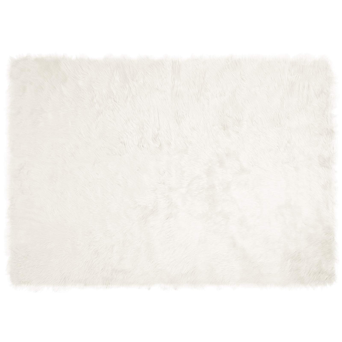 Vidaxx Kunstschaffellteppich Tafalla weiß 140 x 200 cm Polyester