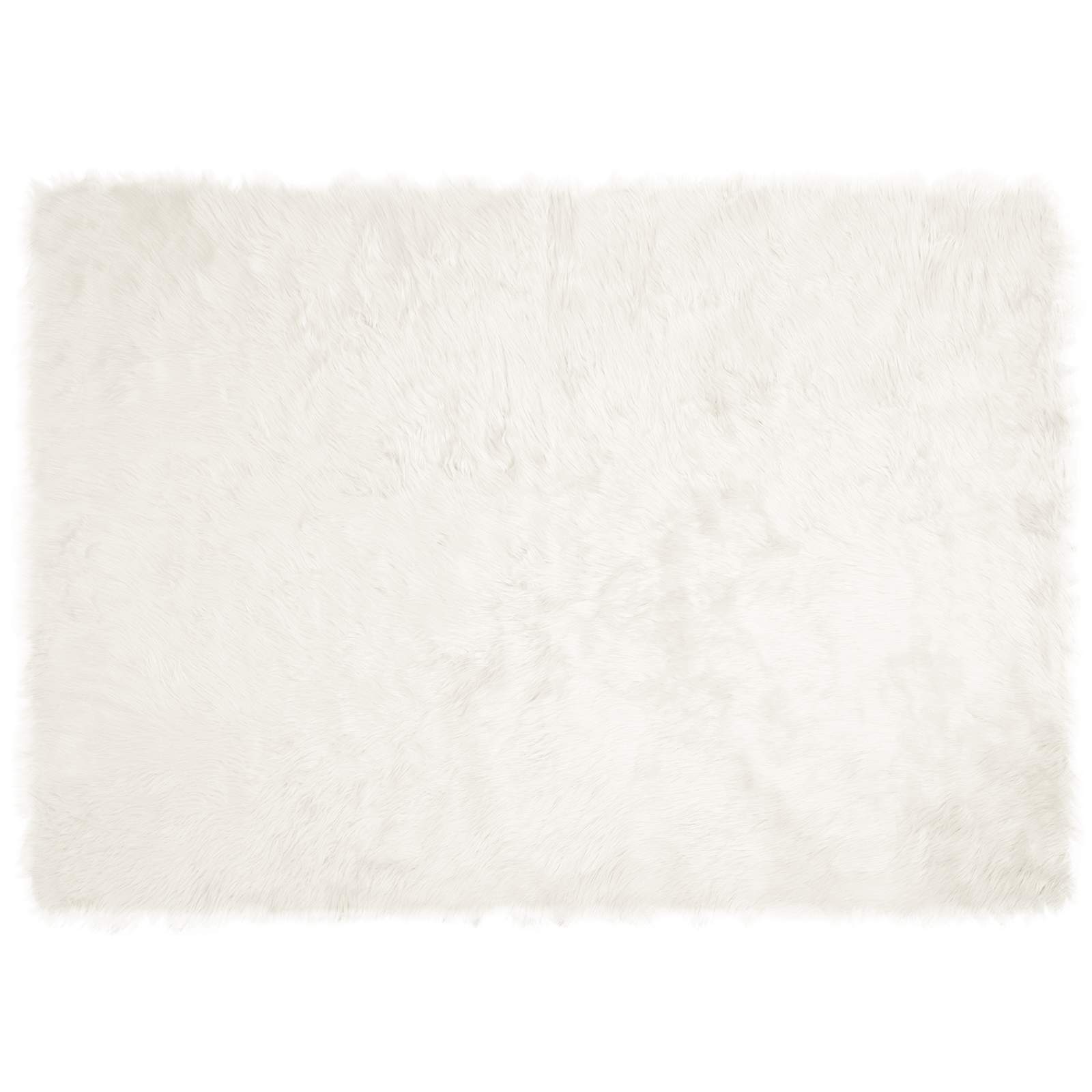 Vidaxx Kunstschaffellteppich Tafalla weiß 140 x 200 cm Polyester