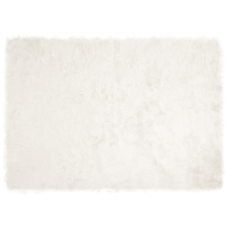 Vidaxx Kunstschaffellteppich Tafalla weiß 140 x 200 cm Polyester