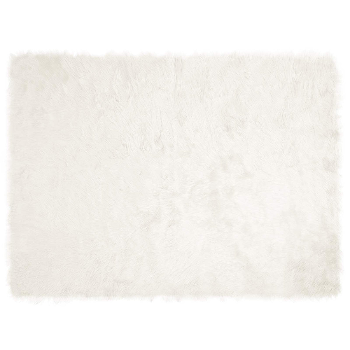 Vidaxx Kunstschaffellteppich Tafalla weiß 160 x 230 cm Polyester