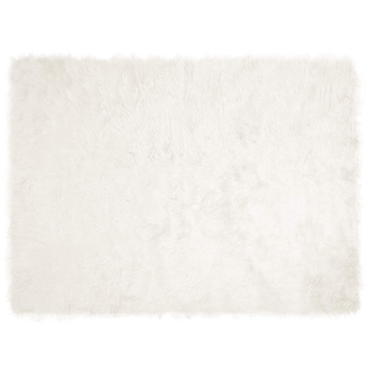 Vidaxx Kunstschaffellteppich Tafalla weiß 160 x 230 cm Polyester