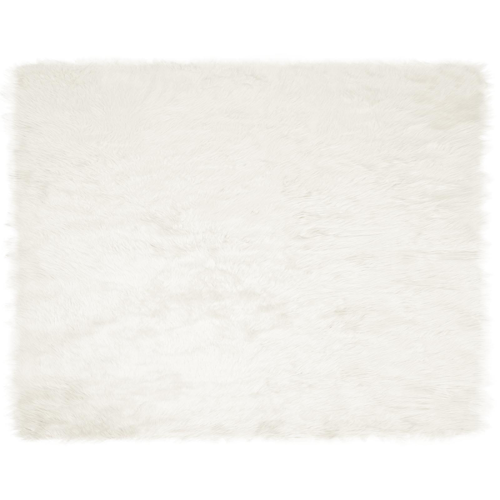 Vidaxx Kunstschaffellteppich Tafalla weiß 200 x 280 cm Polyester