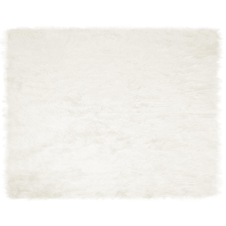 Vidaxx Kunstschaffellteppich Tafalla weiß 200 x 280 cm Polyester