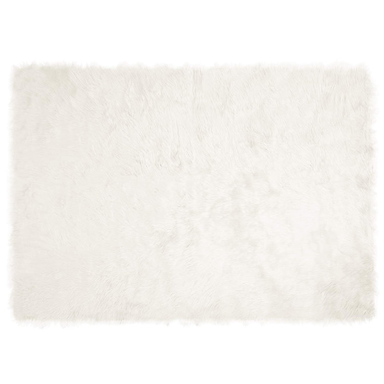 Vidaxx Kunstschaffellteppich Tafalla weiß 240 x 340 cm Polyester