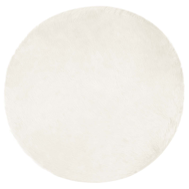 Vidaxx Kunstschaffellteppich Tafalla weiß ø 120 cm Polyester