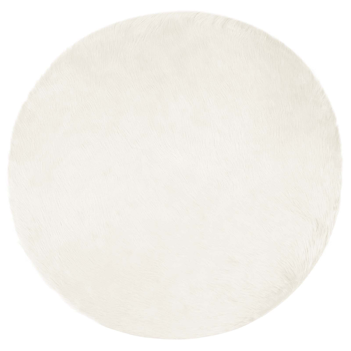 Vidaxx Kunstschaffellteppich Tafalla weiß ø 200 cm Polyester