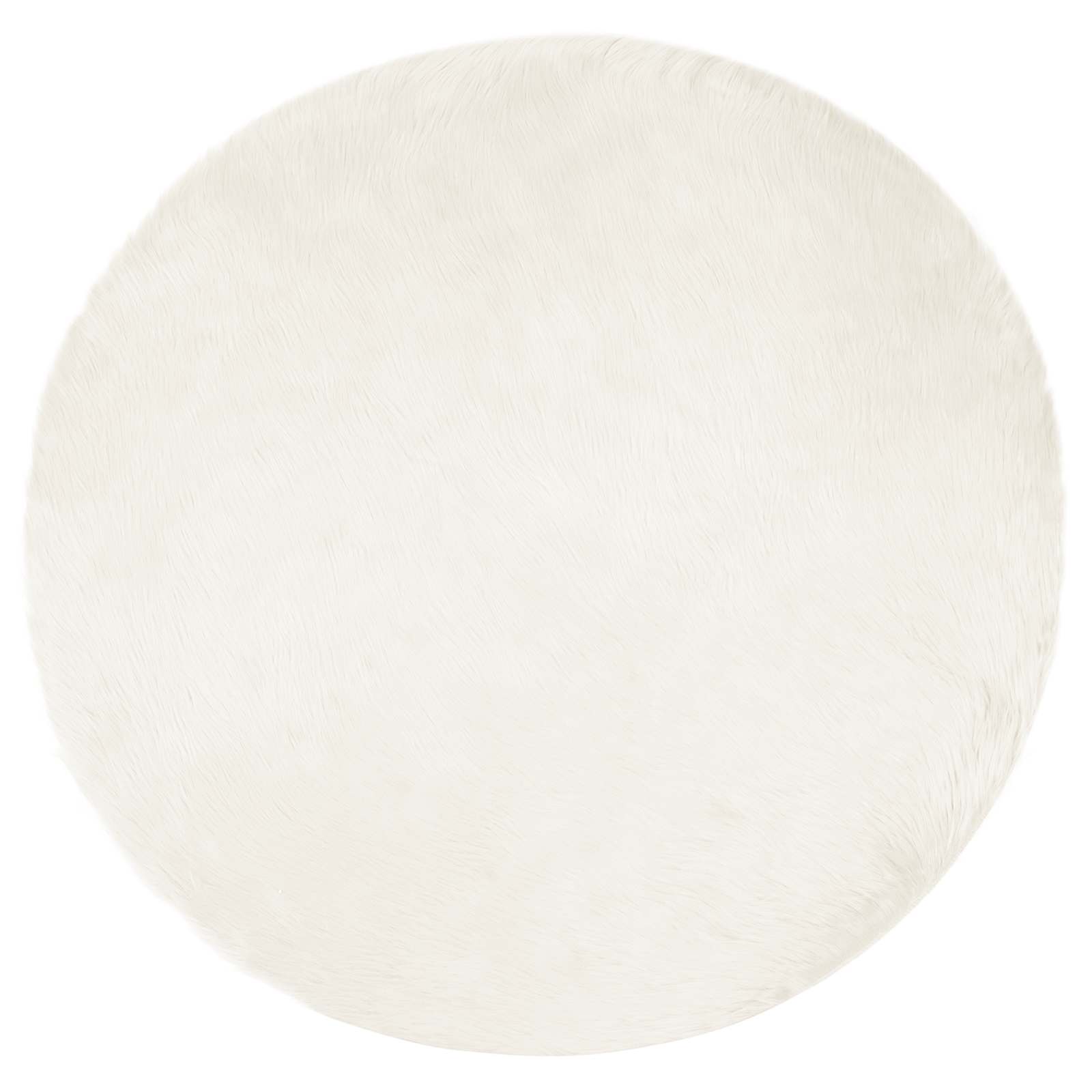 Vidaxx Kunstschaffellteppich Tafalla weiß ø 200 cm Polyester