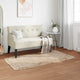 VidaXL Kunstschaffellteppich Tafalla Beige 60 x 110 cm Polyester