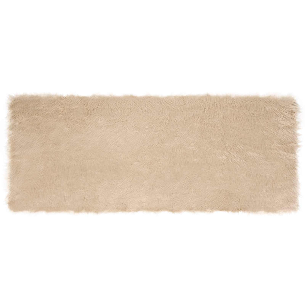 Vidaxx Kunstschaffellteppich Tafalla Beige 80 x 200 cm Polyester