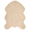 VidaXL Kunstschaffellteppich Tafalla Beige 80 x 120 cm Polyester