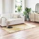 VidaXL Kunstschaffellteppich Tafalla Creme 80 x 200 cm Polyester