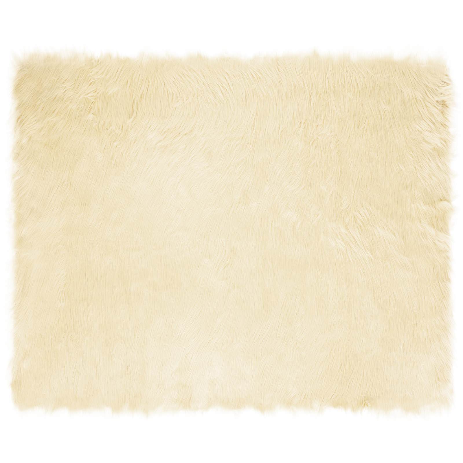 Vidaxx Kunstschaffellteppich Tafalla Creme 200 x 280 cm Polyester