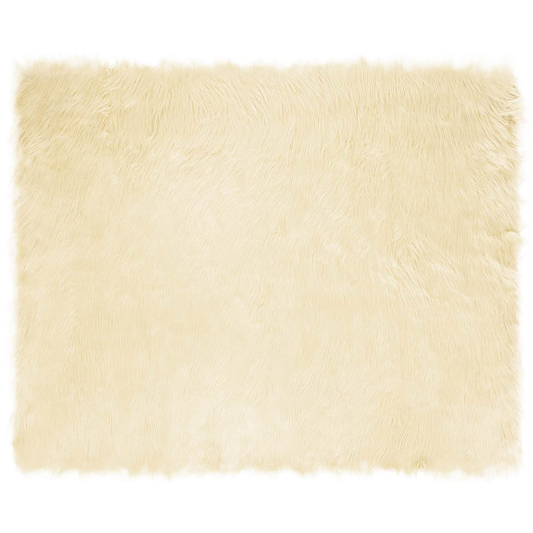 Vidaxx Kunstschaffellteppich Tafalla Creme 200 x 280 cm Polyester