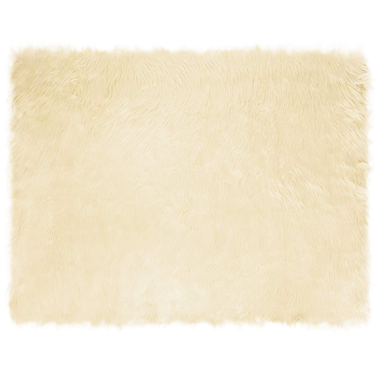 Vidaxx Kunstschaffellteppich Tafalla Creme 240 x 340 cm Polyester