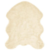 VidaXL Kunstschaffellteppich Tafalla Creme 50 x 80 cm Polyester