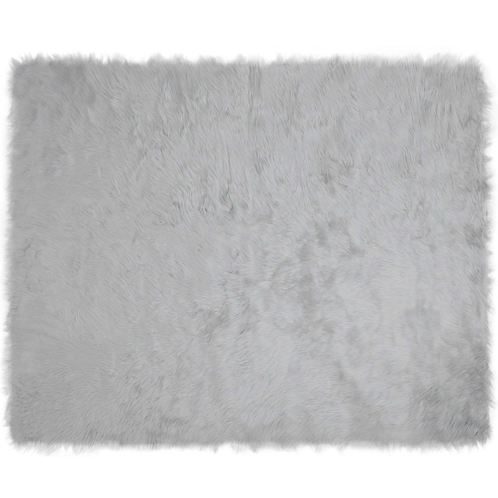 Vidaxx gefälschter Schaffellteppich Tafalla grau 200 x 280 cm Polyester