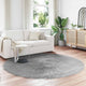 Vidaxx Kunstschaffellteppich Tafalla grau ø 160 cm Polyester