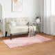 VidaXL gefälschter Schaffellteppich Tafalla rosa 80 x 150 cm Polyester