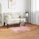VidaXL gefälschter Schaffellteppich Tafalla rosa 80 x 120 cm Polyester