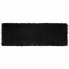 Vidaxx Kunstschaffellteppich Tafalla schwarz 80 x 250 cm Polyester