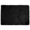 Vidaxx Kunstschaffellteppich Tafalla schwarz 140 x 200 cm Polyester