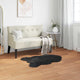 VidaXL gefälschter Schaffellteppich Tafalla schwarz 60 x 90 cm Polyester