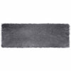 VidaXL Kunstschaffellteppich Tafalla Anthrazit 80 x 250 cm Polyester