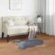 Vidaxl gefälschter Schaffellteppich Tafalla Anthrazit 50 x 80 cm Polyester