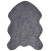 Vidaxl gefälschter Schaffellteppich Tafalla Anthrazit 50 x 80 cm Polyester