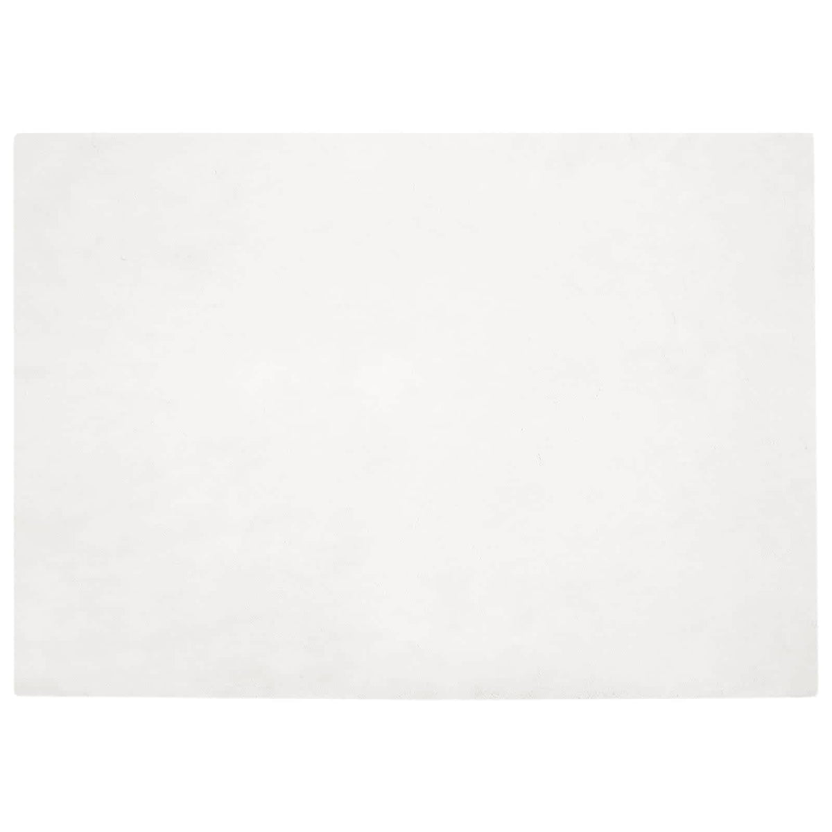 VidaXL Kunstkaninchenfellteppich Olite weiß 160 x 230 cm Polyester