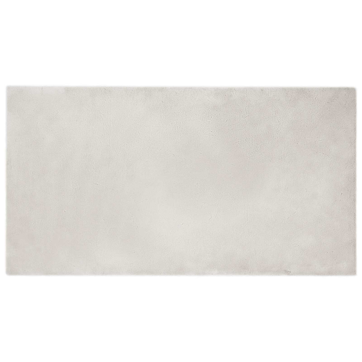 VidaXL Kunstkaninchenfell-Teppich, geölt, beige, 80 x 150 cm, Polyester