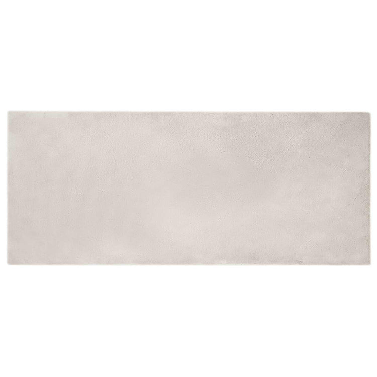 VidaXL Kunstkaninchenfell-Teppich, geölt, beige, 80 x 200 cm, Polyester