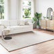 VidaXL Kunstkaninchenfell-Teppich, geölt, beige, 200 x 280 cm, Polyester