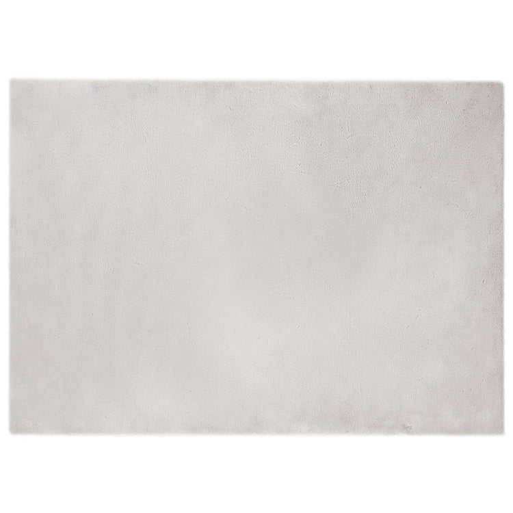 VidaXL Kunstkaninchenfell-Teppich, geölt, beige, 200 x 280 cm, Polyester