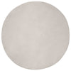 VidaXL Kunstkaninchenfell-Teppich, geölt, beige, ø 120 cm, Polyester