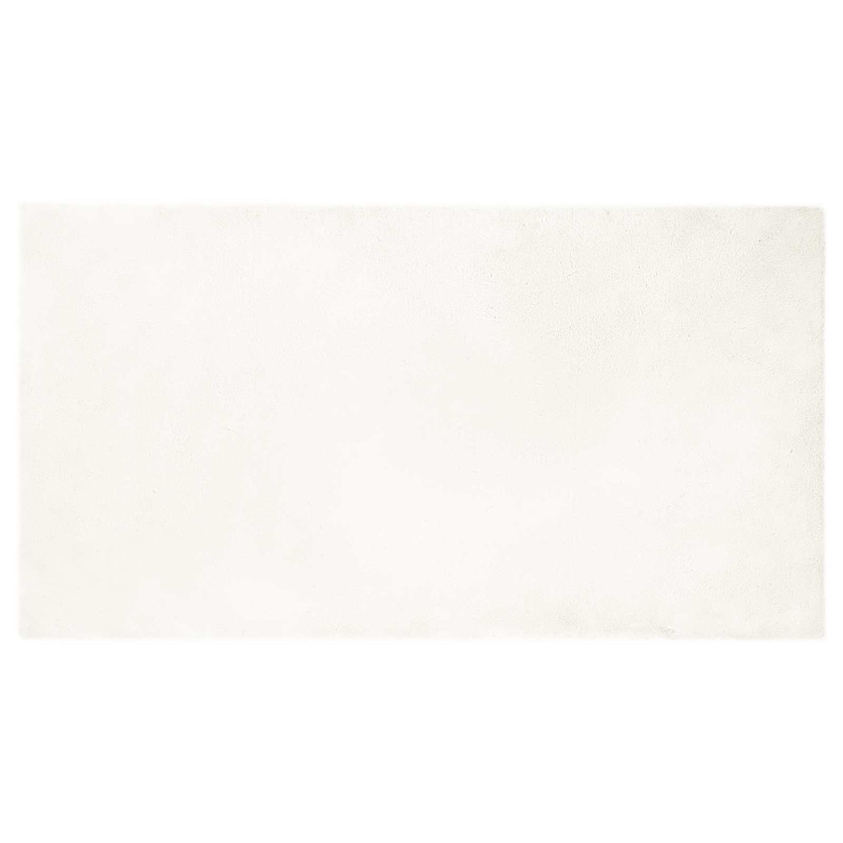VidaXL Kunstkaninchenfell-Teppich, geölt, cremefarben, 80 x 150 cm, Polyester