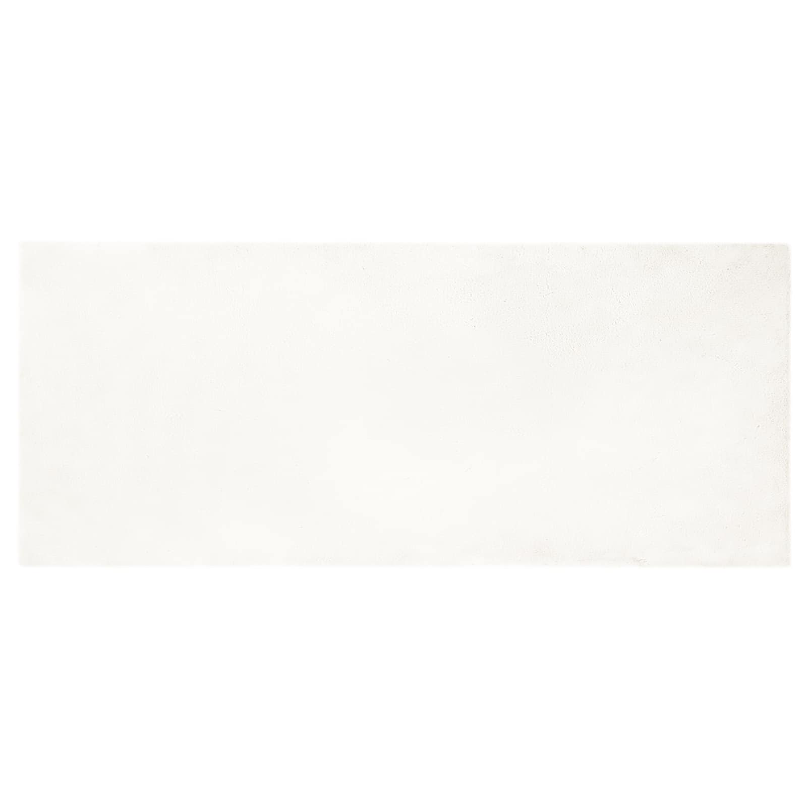 VidaXL Kunstkaninchenfell-Teppich, geölt, cremefarben, 80 x 200 cm, Polyester